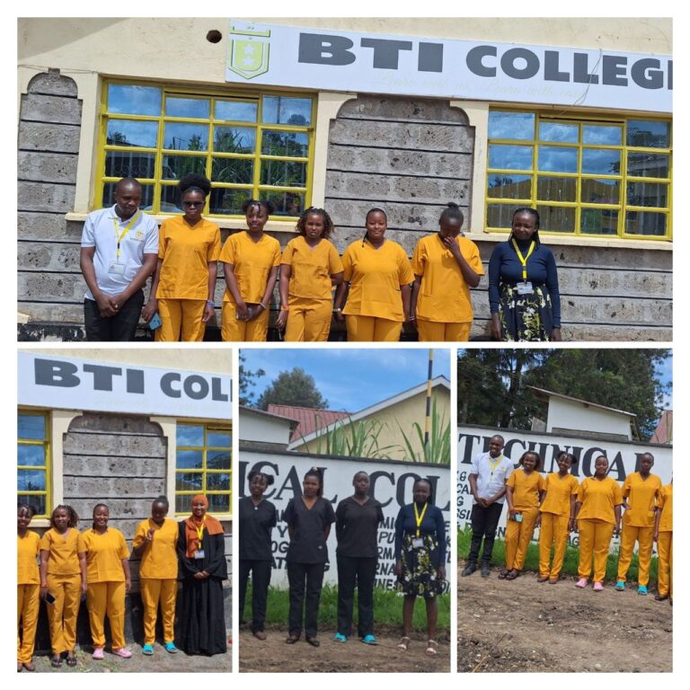 BTI COLLEGE CAREGIVING GRADUATES START ATTACHMENT